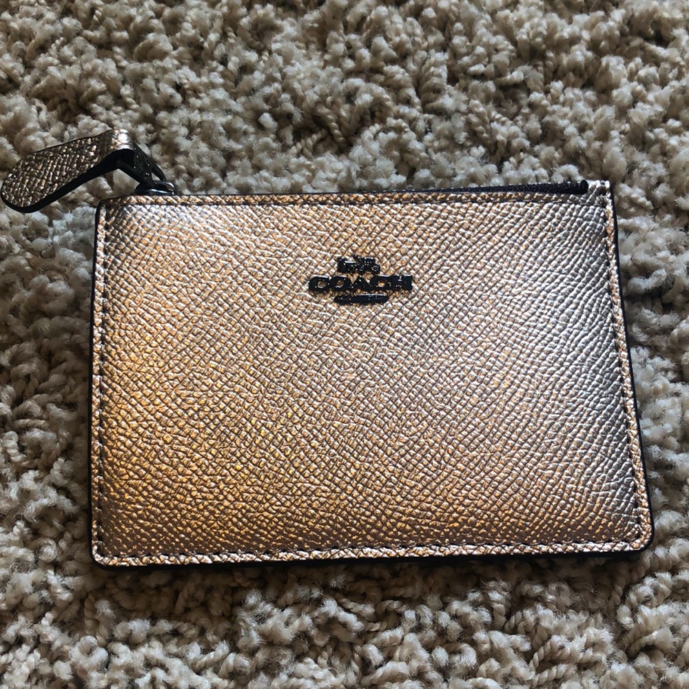 Coach Metallic Card Wallet